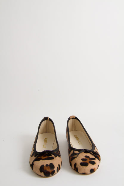 Vanessa Leopard Ballerina Flats