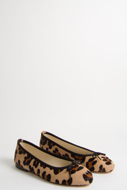 Vanessa Leopard Ballerina Flats