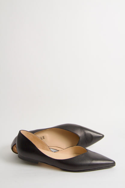 Tabitha Black Ballerina Shoes