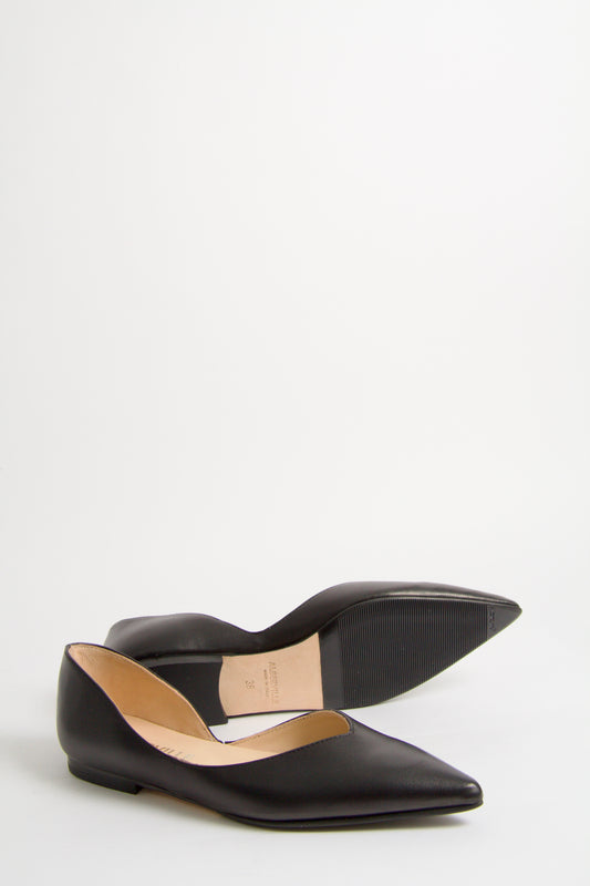 Tabitha Black Ballerina Shoes