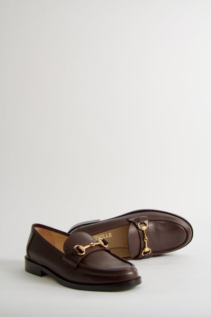Wally Dark Brown Loafers