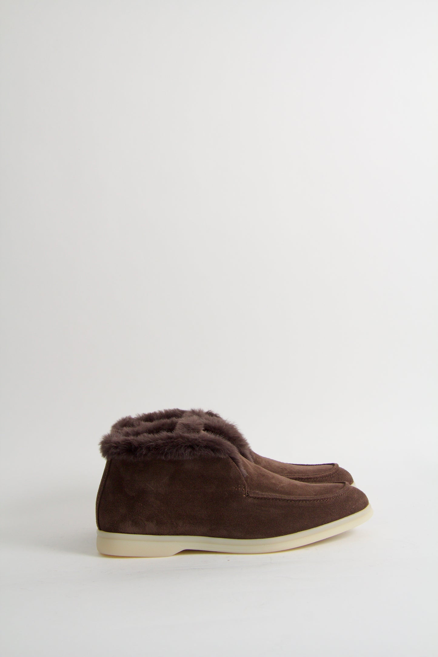 Wiveca Dark Brown Fur Boots