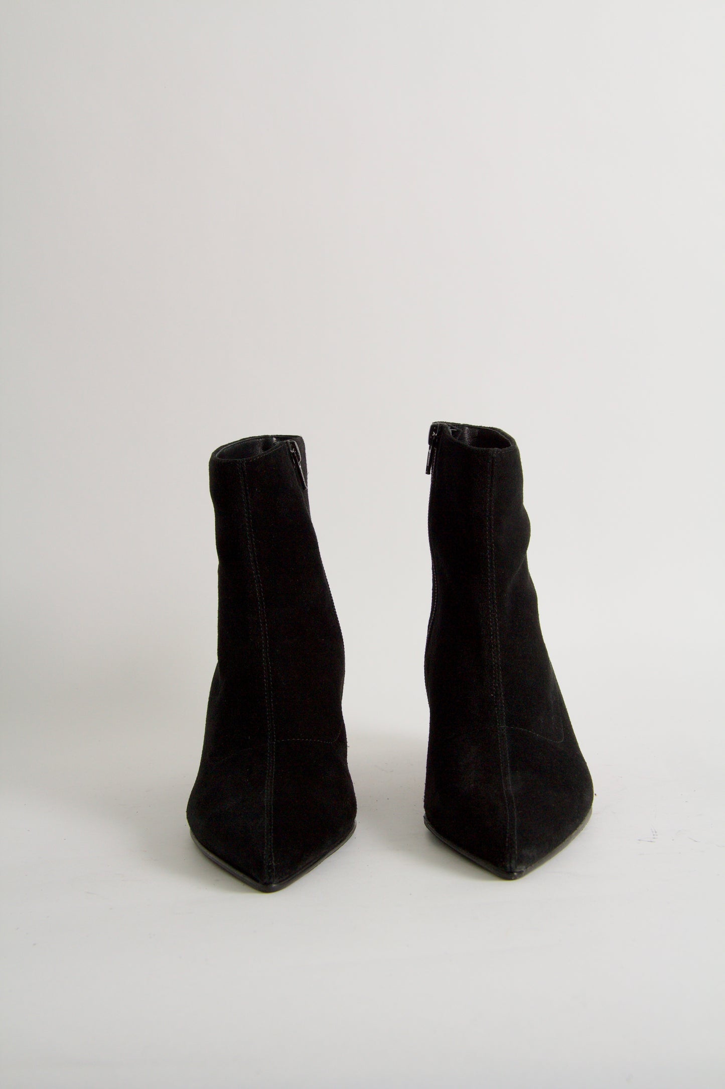 Yolanda Black Suede Boots