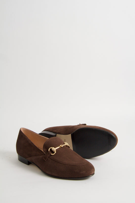Olympia Choklad Brun Mocka Loafers