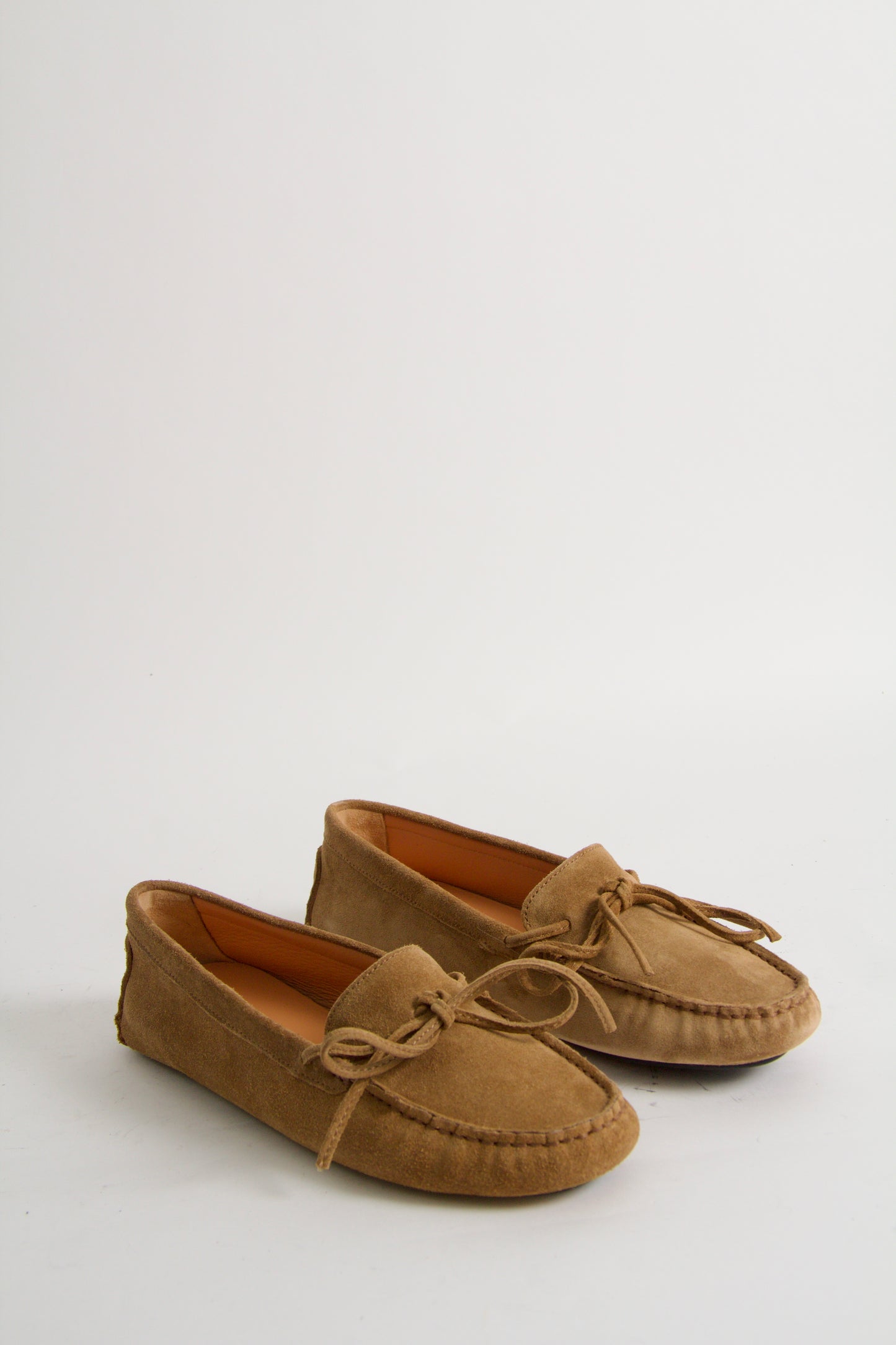 Rosalie Cognac Suede Moccasin