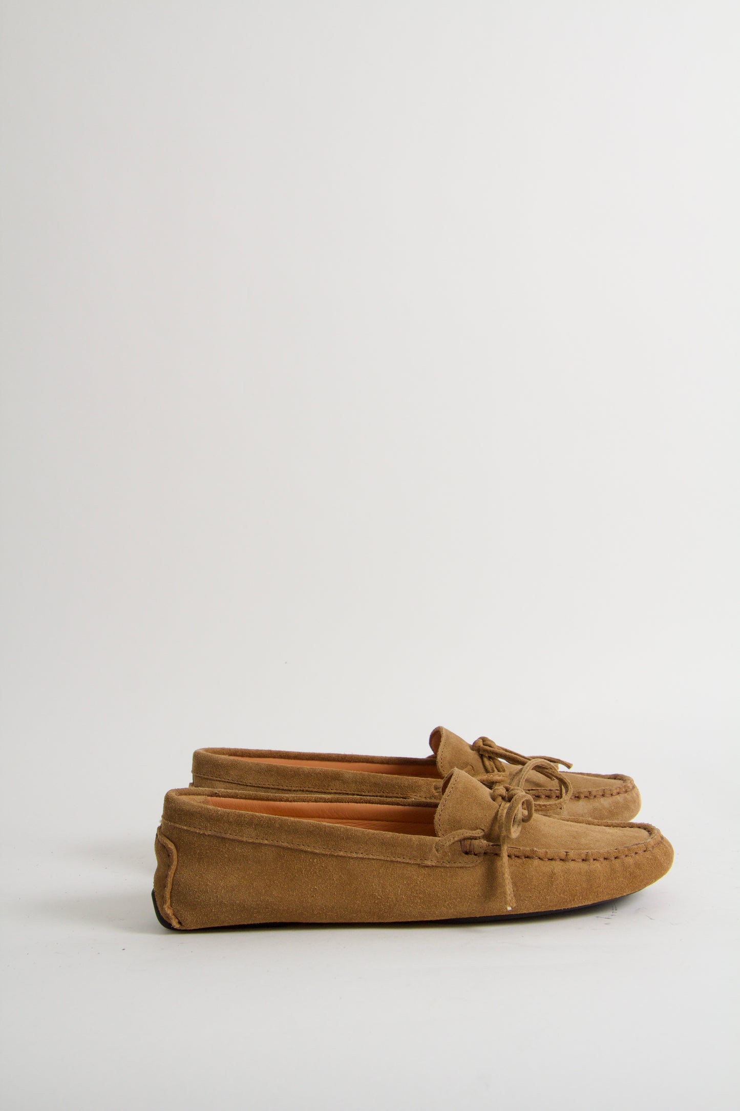 Rosalie Cognac Suede Moccasin