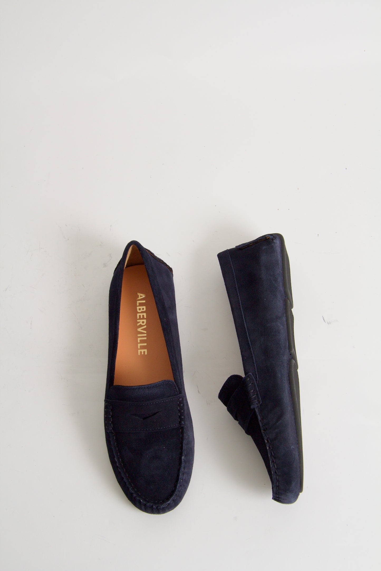 Rosemary Navy Suede Moccasin