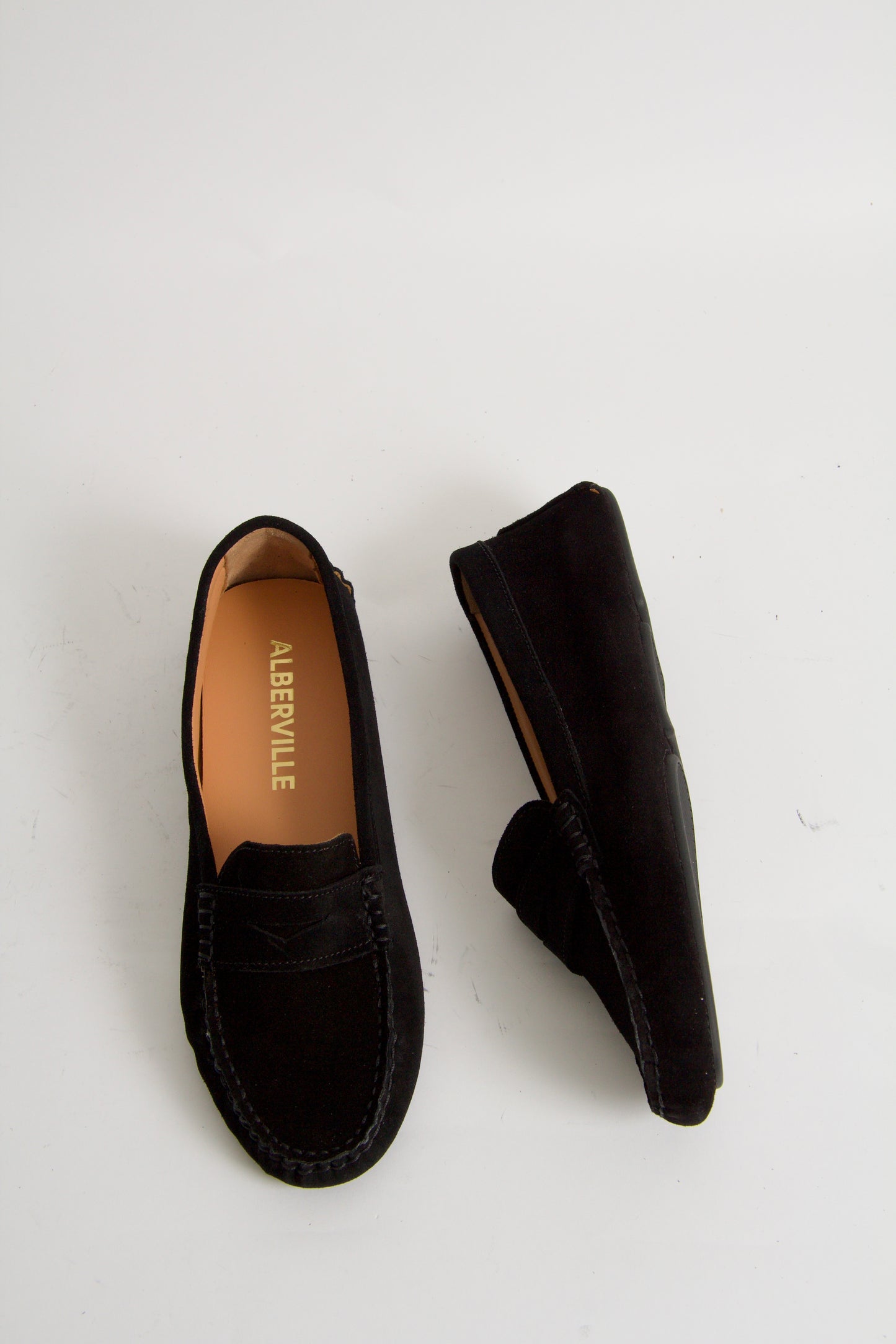 Rosemary Black Suede Moccasin