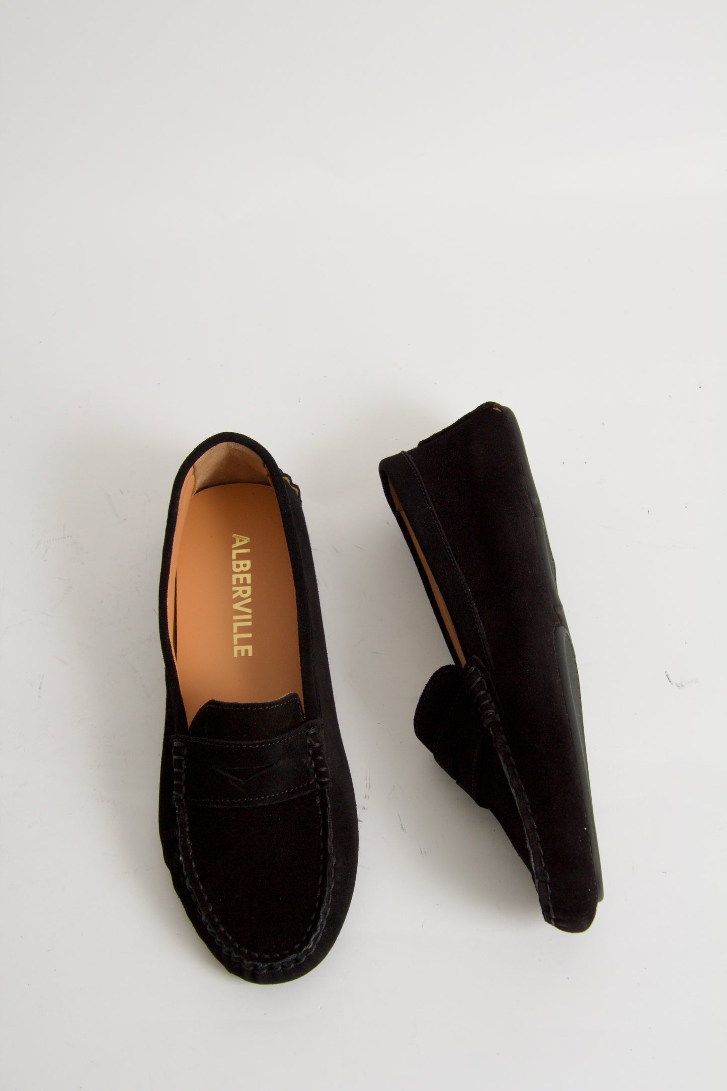 Rosemary Black Suede Moccasin