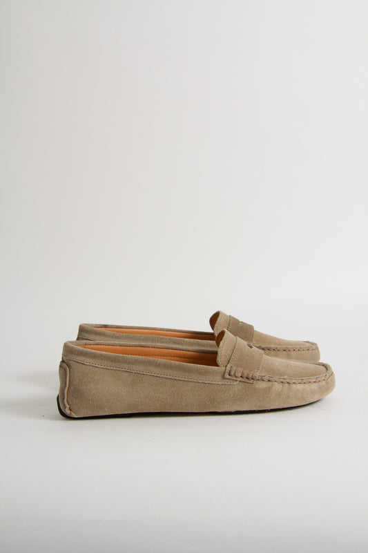 Rosemary Taupe Suede Moccasin