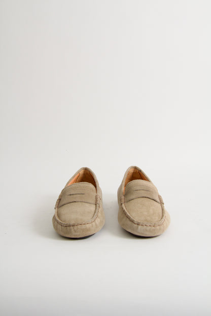 Rosemary Taupe Suede Moccasin