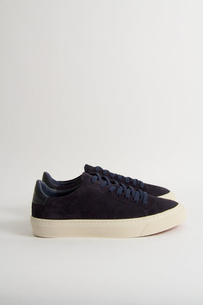Wille Sneakers Marinblå Mocka