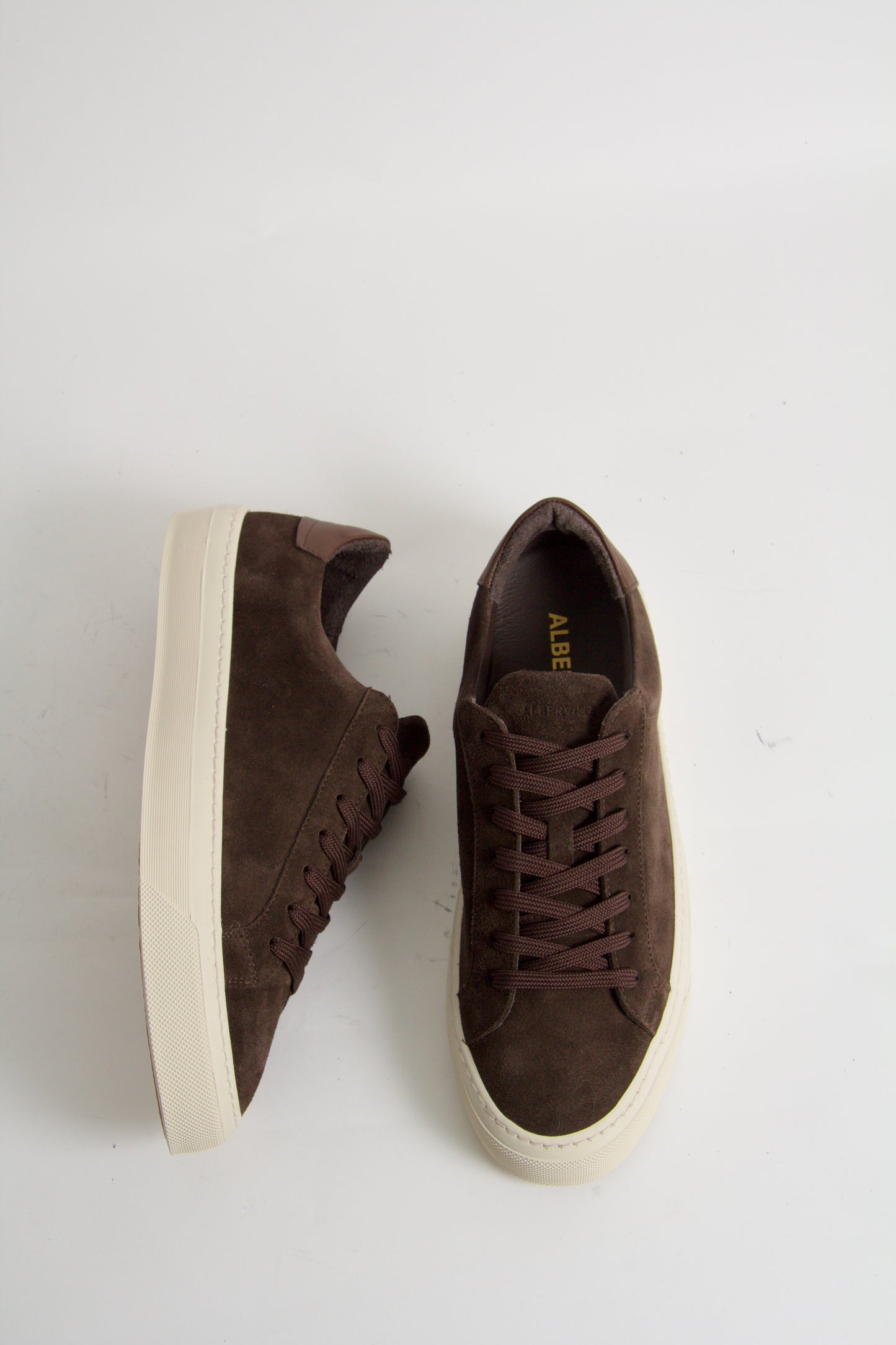 Wille Men's Dark Brown Suede Sneakers