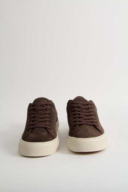 Wille Men's Dark Brown Suede Sneakers