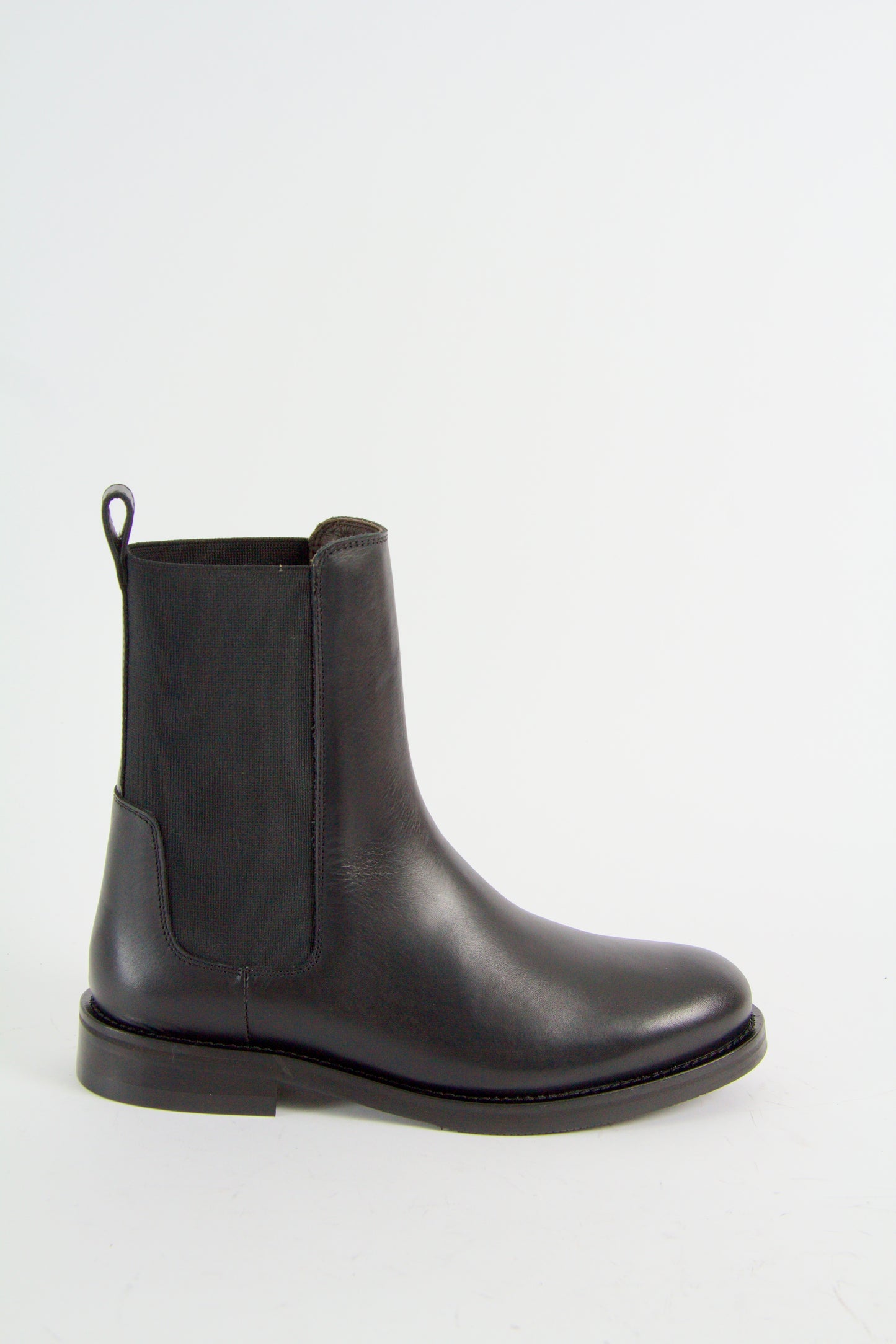 Winslow Black Leather Boots