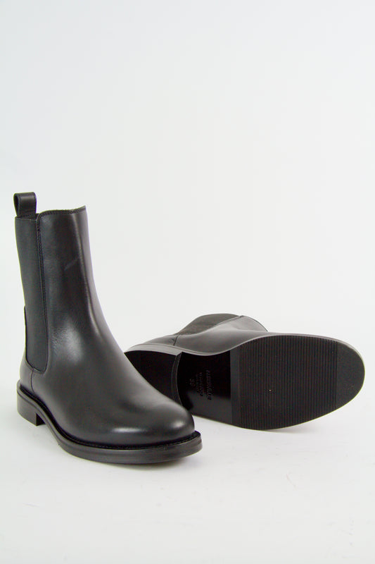 Winslow Black Leather Boots