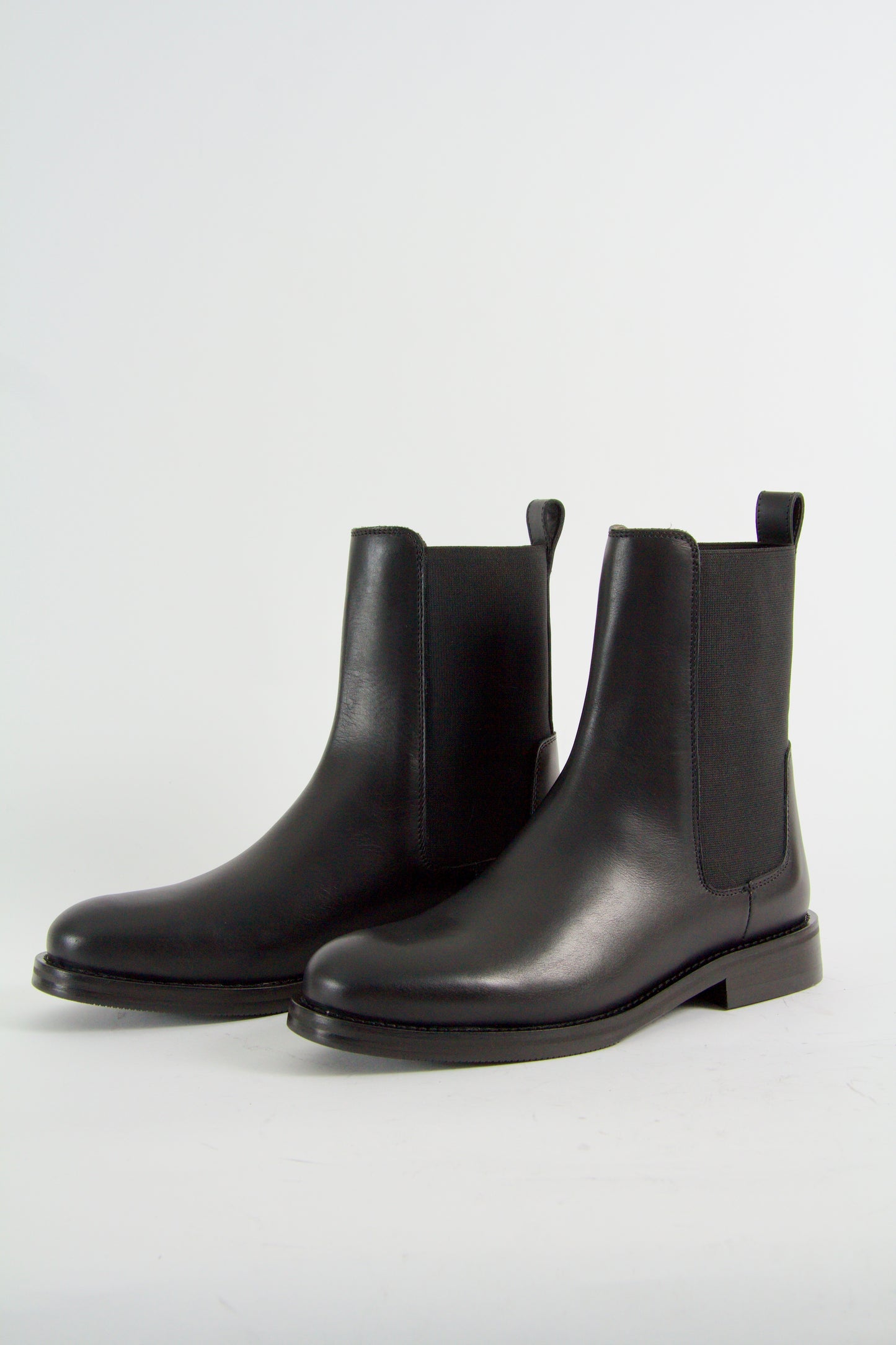 Winslow Black Leather Boots