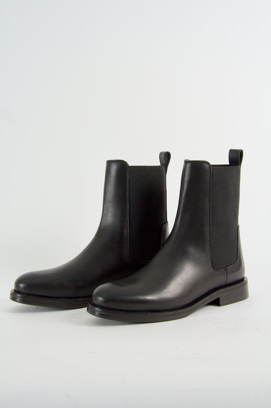 Winslow Black Leather Boots