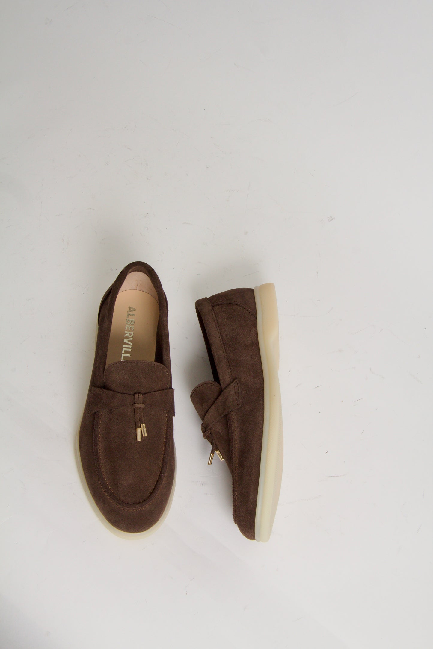 Vinnie Coffe Brown Suede Loafers