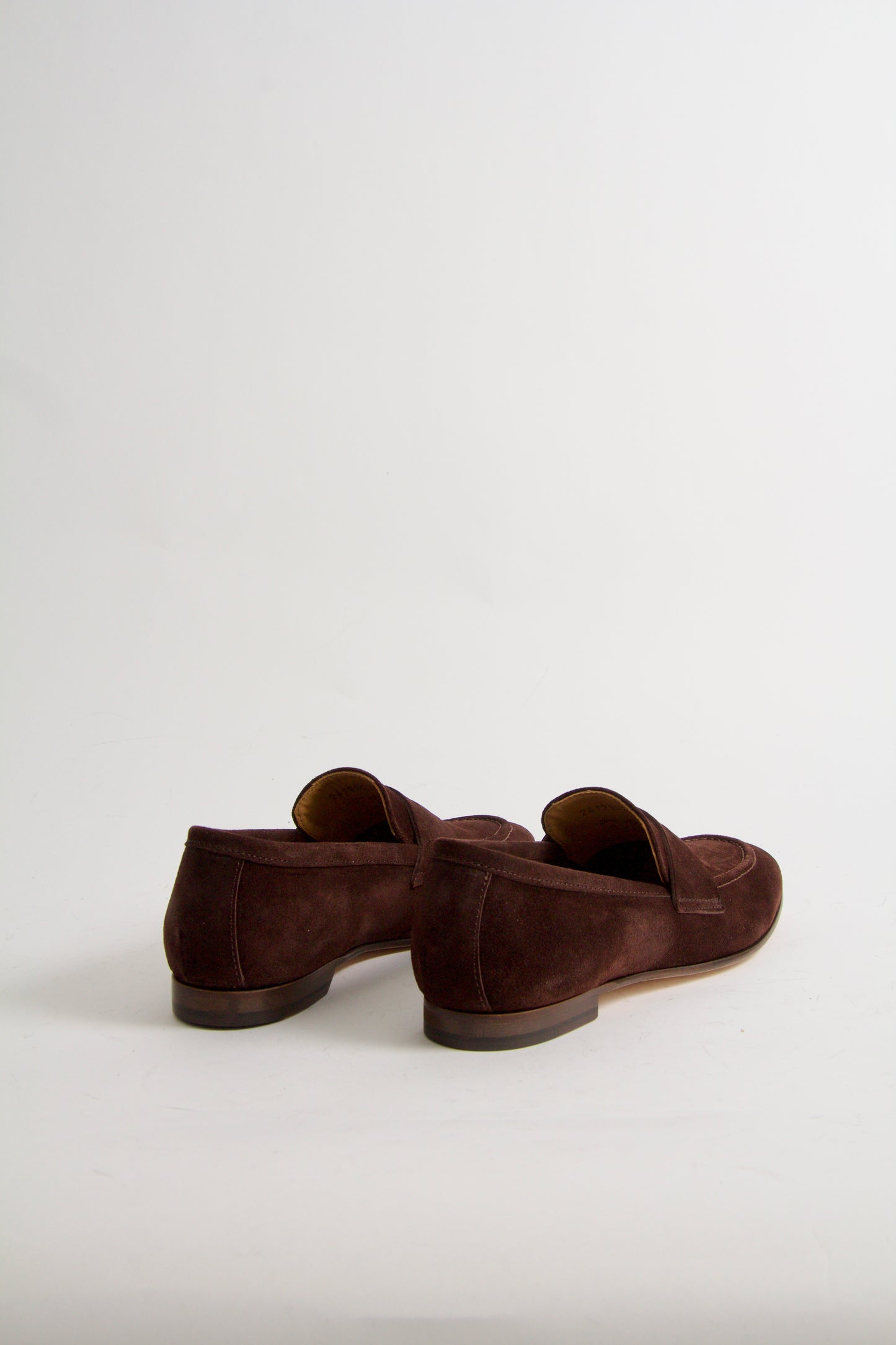 Yeliz Loafers i Mahogny Brun Mocka