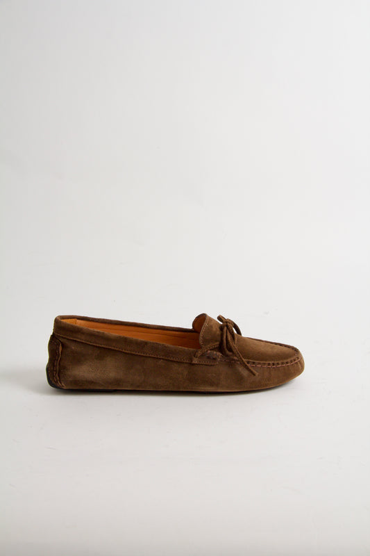 Rosalie Brown Suede Moccasin