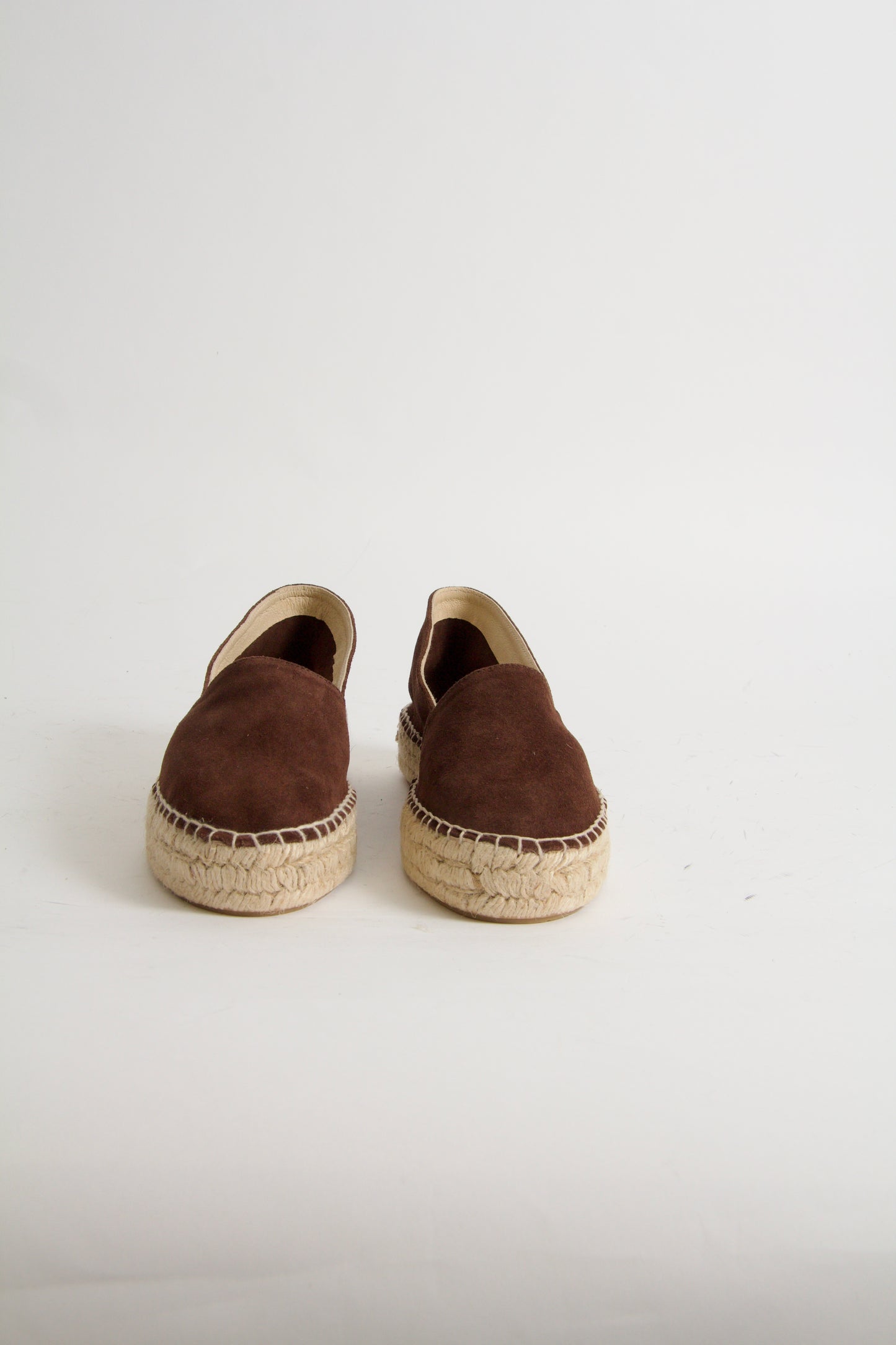 Vega Espadrillos i Mörkbrun Mocka