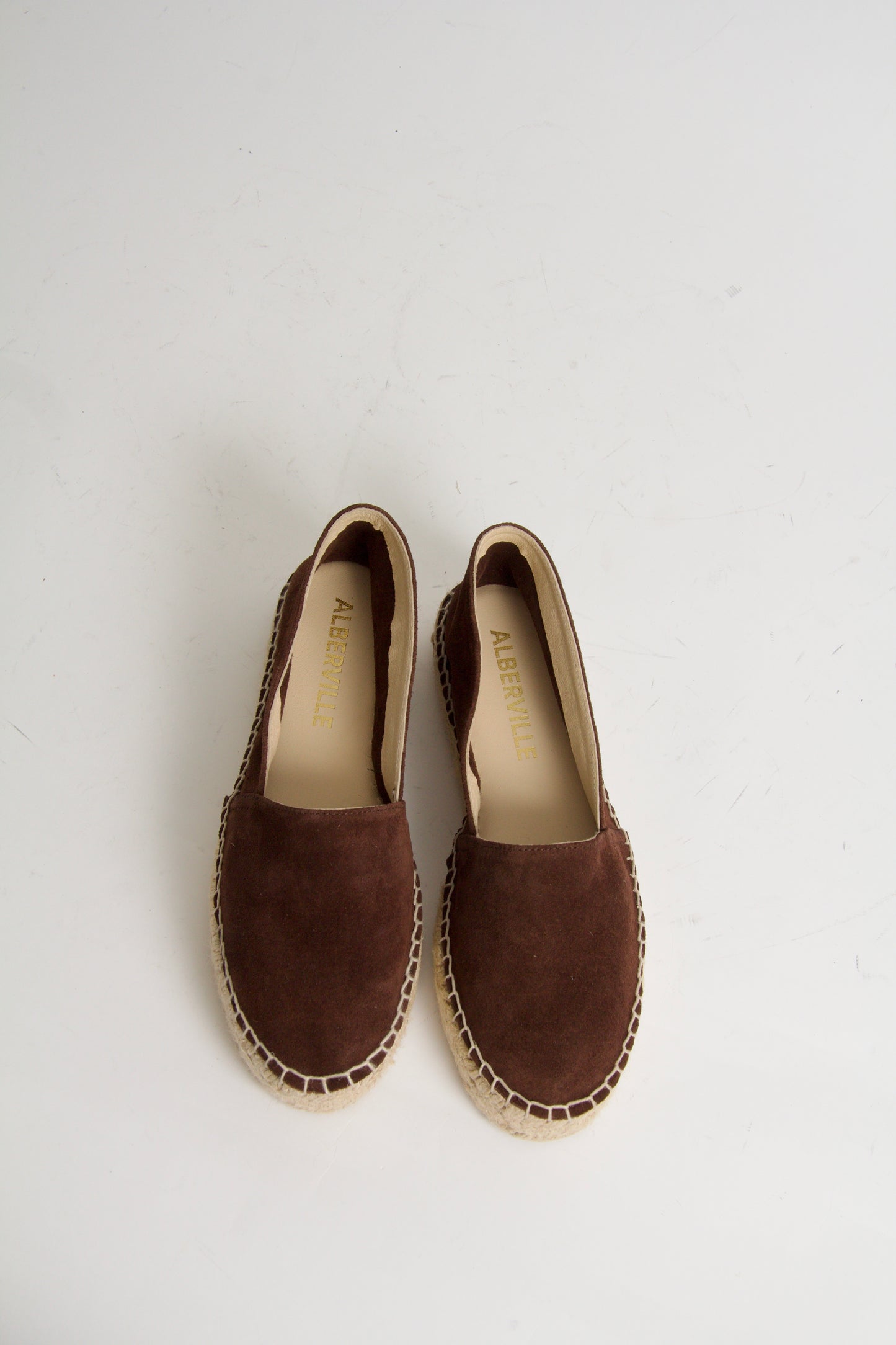 Vega Espadrillos i Mörkbrun Mocka