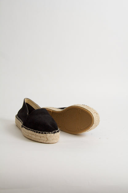 Vega Espadrillos i Svart Mocka