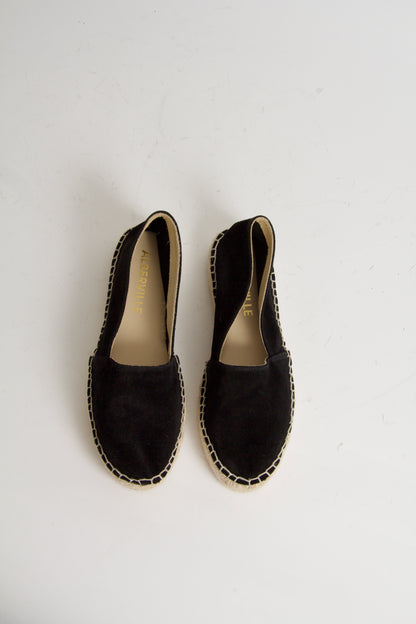 Vega Espadrillos i Svart Mocka