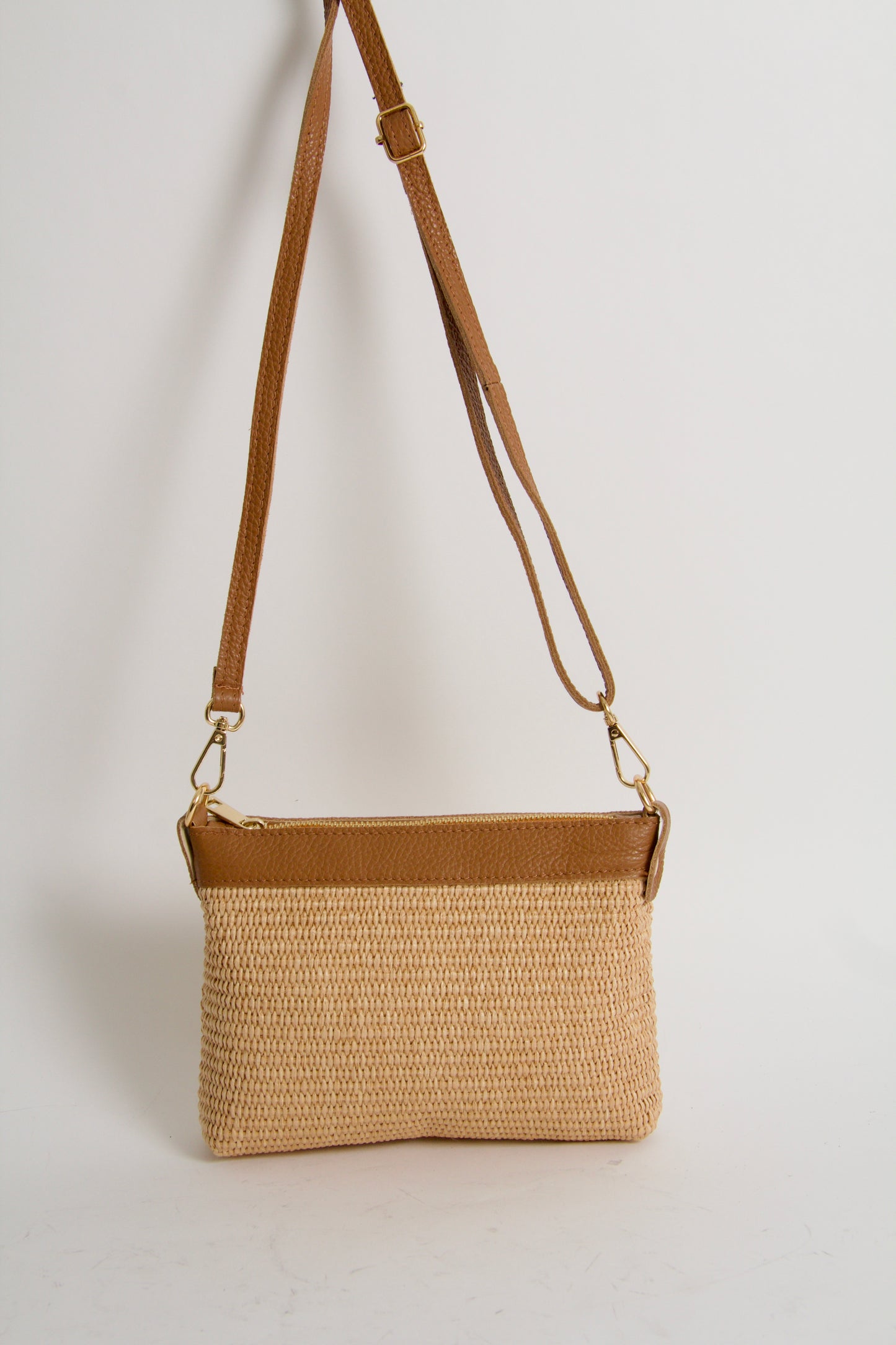 Mini Bag Natur + Cuoio Handväska