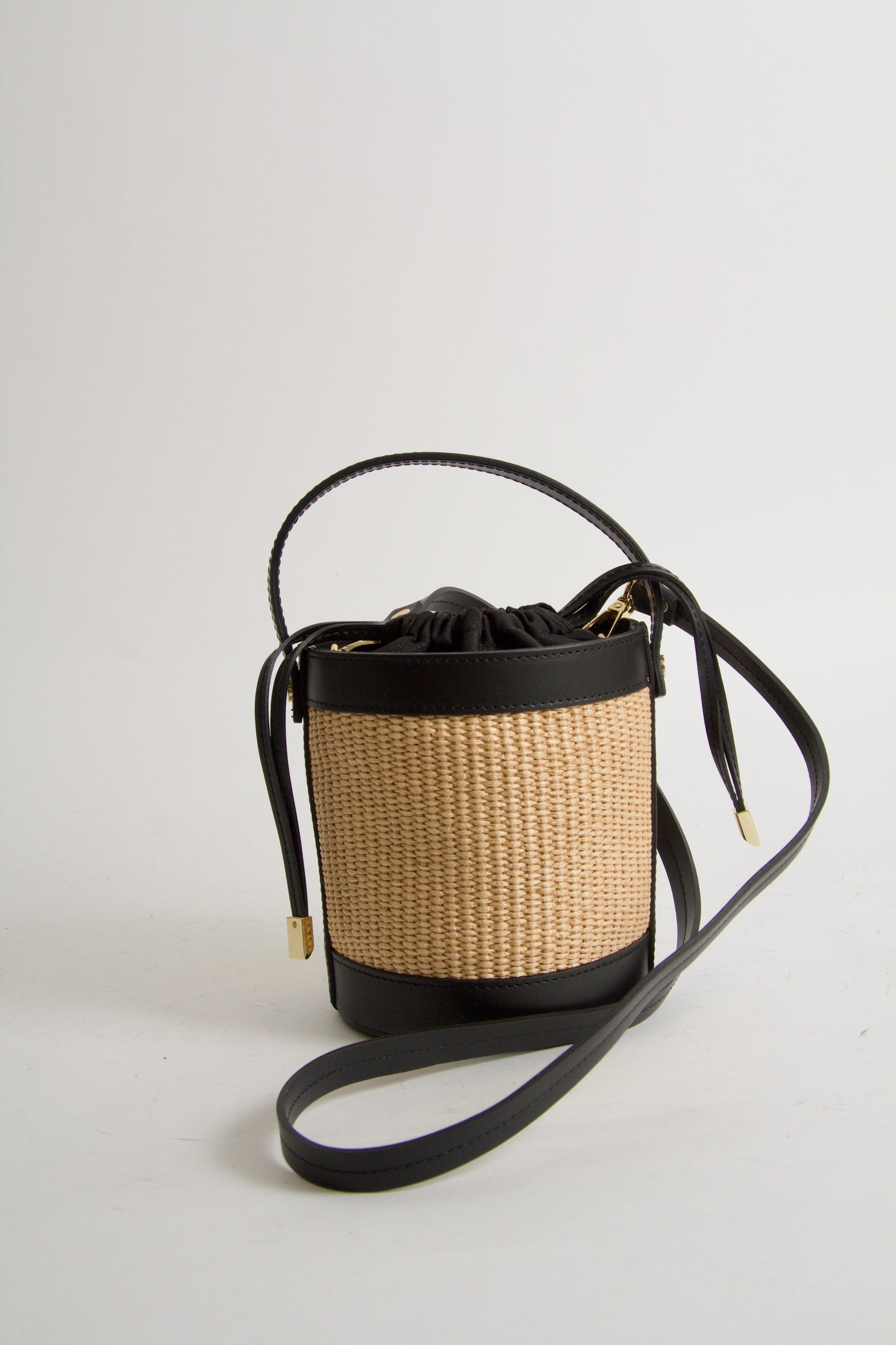 Coco Sac Natur + Black Handväska