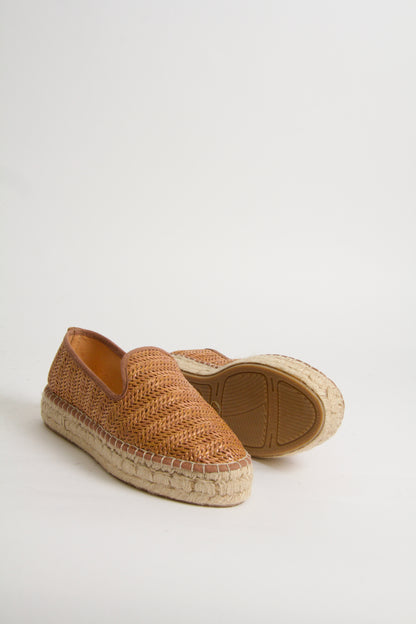 Vida Espadrillos i Brun Raffia