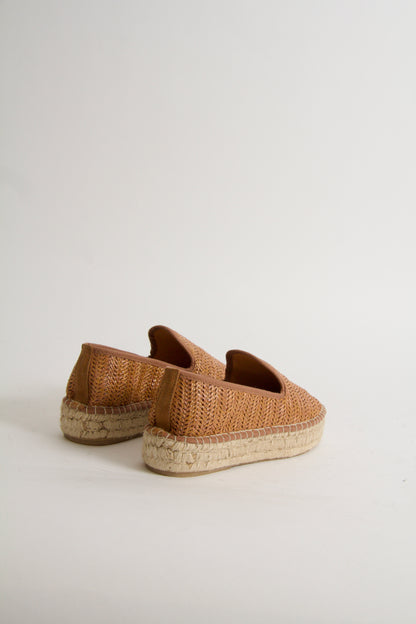 Vida Espadrillos i Brun Raffia