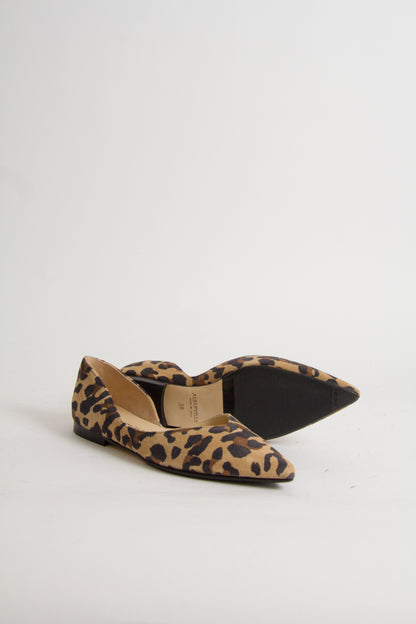 Tabitha Leo Suede Ballerina Shoes