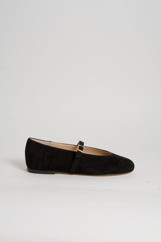 Wanda Black Suede Shoes