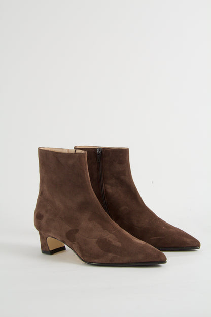 Zabina Chocolate Suede Boots