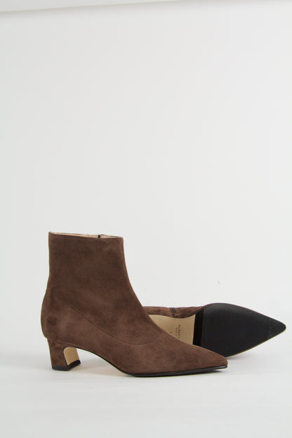Zabina Chocolate Suede Boots