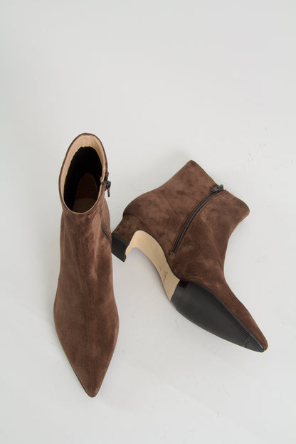 Zabina Chocolate Suede Boots