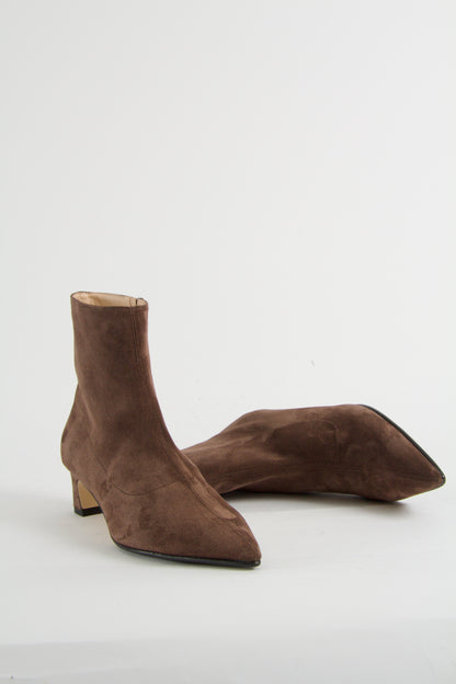 Zabina Chocolate Suede Boots