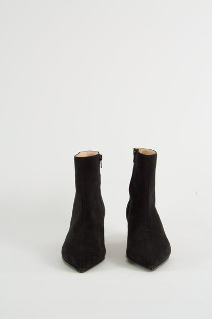Zabina Black Suede Boots