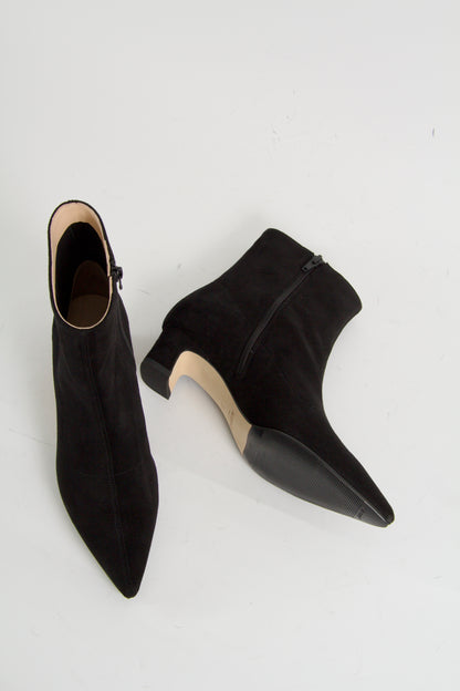 Zabina Black Suede Boots