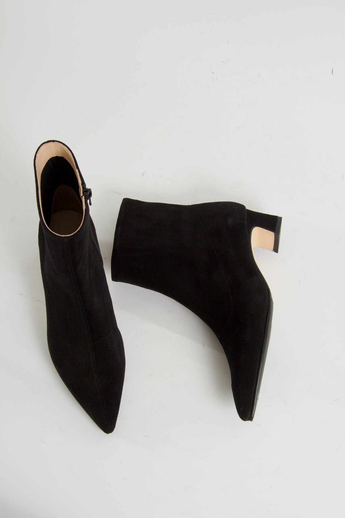 Zabina Black Suede Boots