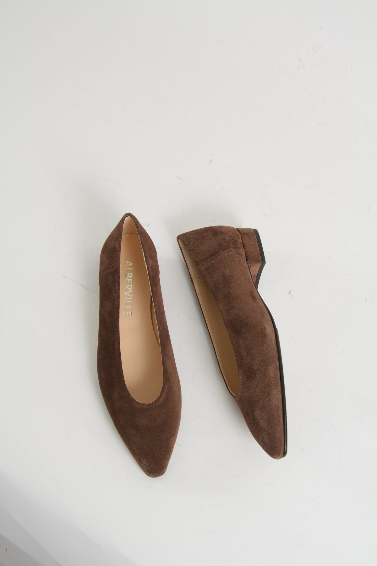 Zia Chocolate Flat Pumps