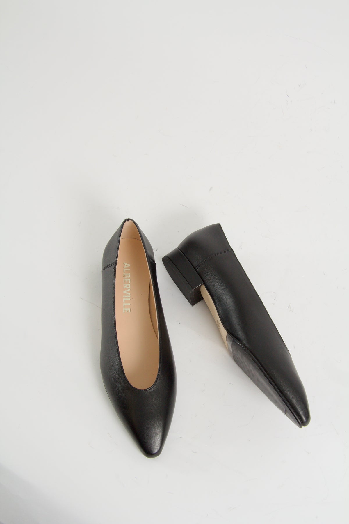 Zia Black Flat Pumps