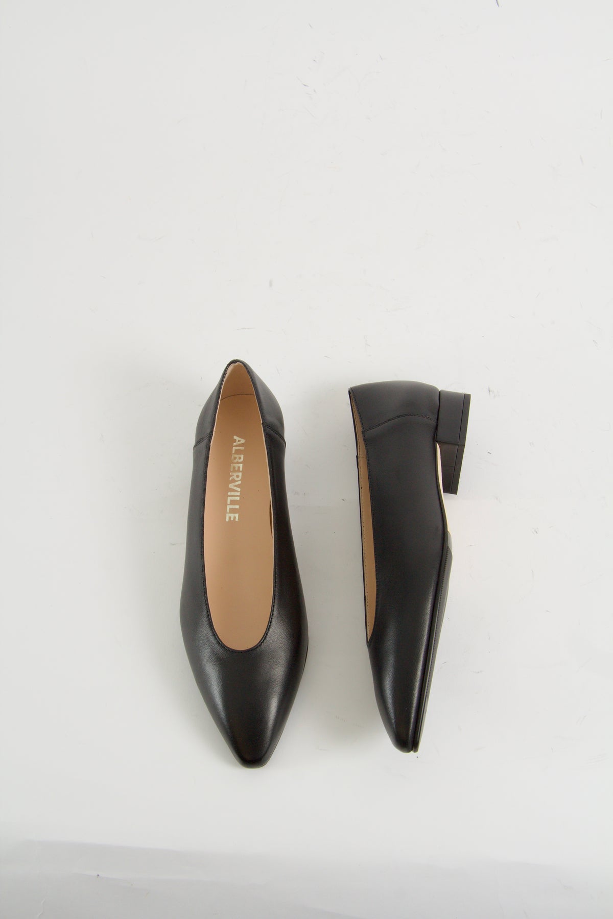 Zia Black Flat Pumps
