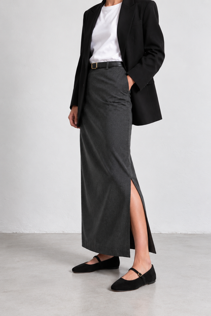 Wanda Black Suede Mary Janes