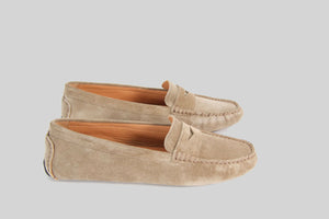 Rosemary Taupe Suede Moccasin